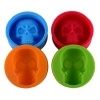 Silicone skull head muffin cup baking cake mold, resin crystal resin resin mold, chocolate candy candle mold Specification image